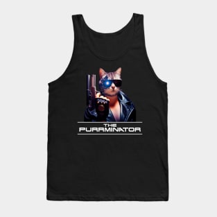 The Purrminator - Meow'll be back! Tank Top